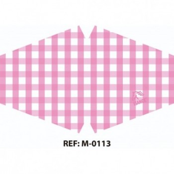 Mascarilla reutilizable estampada