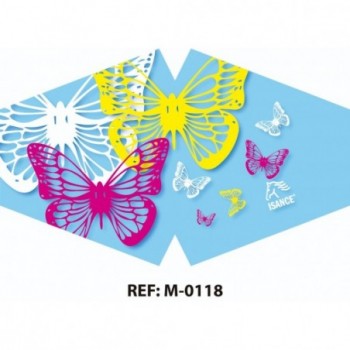 Mascarilla reutilizable estampada