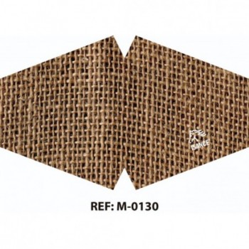 Mascarilla reutilizable estampada