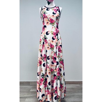 VESTIDO FLAMENCO LARGO ESPALDA LÁGRIMA