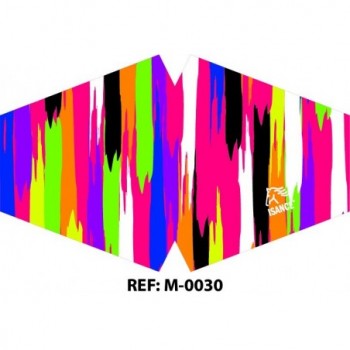 Mascarilla reutilizable estampada
