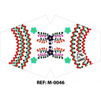 Mascarilla reutilizable estampada