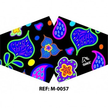 Mascarilla reutilizable estampada