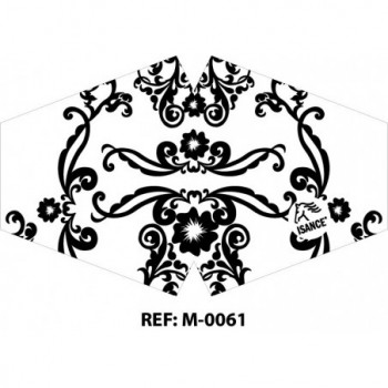 Mascarilla reutilizable estampada