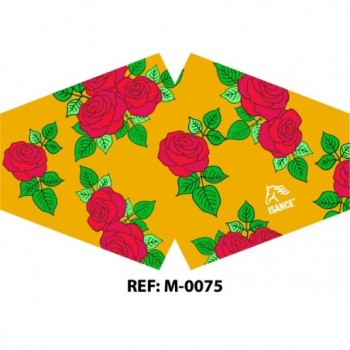 Mascarilla reutilizable estampada