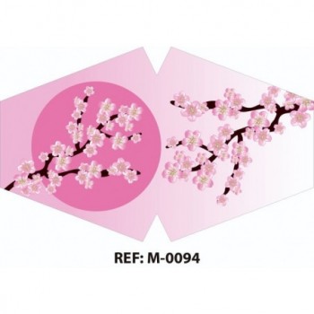Mascarilla reutilizable estampada