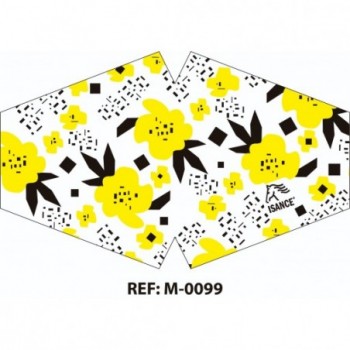 Mascarilla reutilizable estampada
