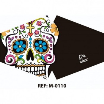 Mascarilla reutilizable estampada